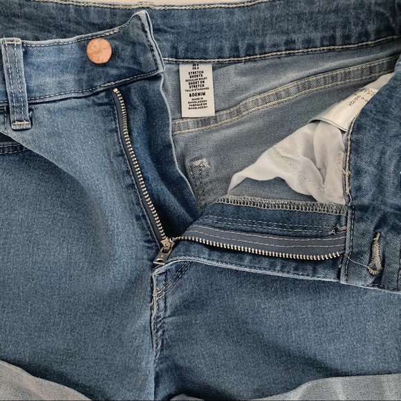 Stretch Denim Shorts - Picture 7 of 11